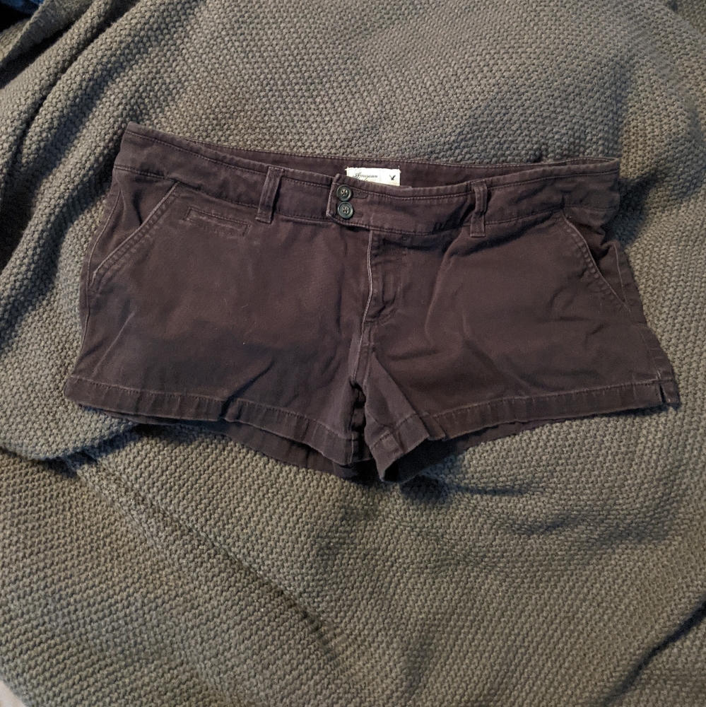 Black American Eagle Shorts